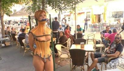Bianca Resa – Gorgeous spanish model Bianca Resa is bound in Madrid