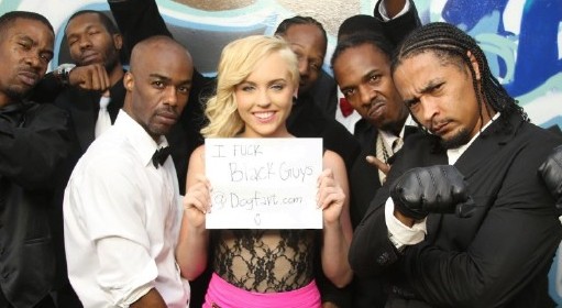 Miley May Interracial Blow bang
