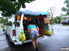 Luna Leve Picking Up The Fruit Lady