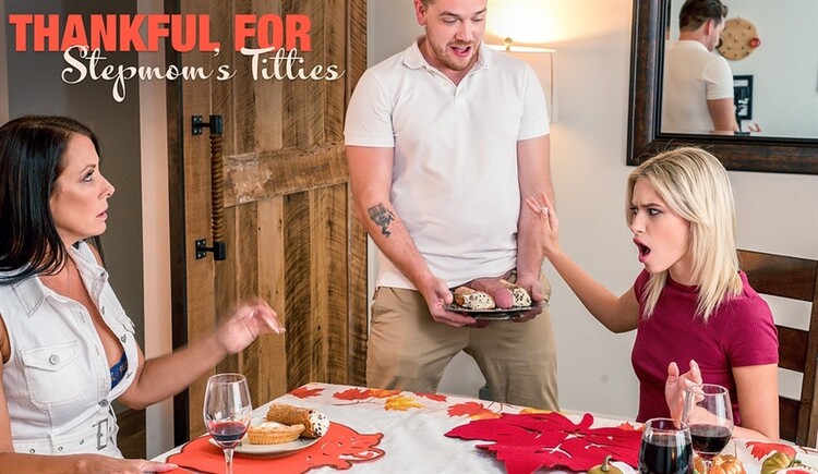 Kiara Cole & Reagan Foxx – Thankful For My Stepmoms Titties