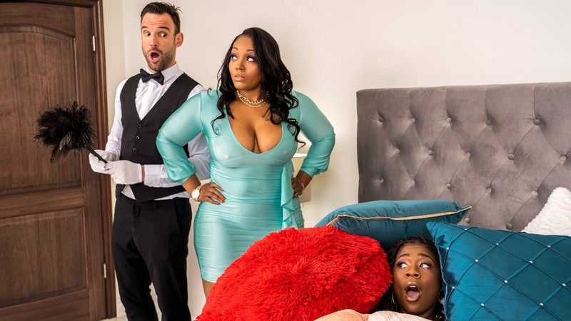 Pillow-Humping Humpette Loves A Threesome Mimi Curvaceous, Hazel Grace, Alex Legend