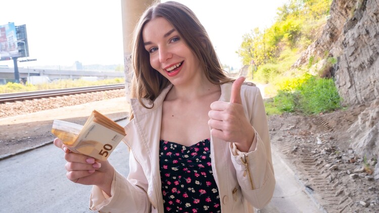 Arina Shy – Shy and Tight Outdoor Fuck