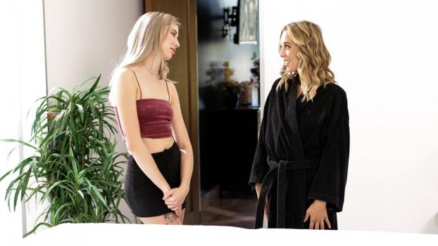 Haley Reed & Millie Morgan – Massage Seductions 3 – Scene 4 – Seducing Her Body